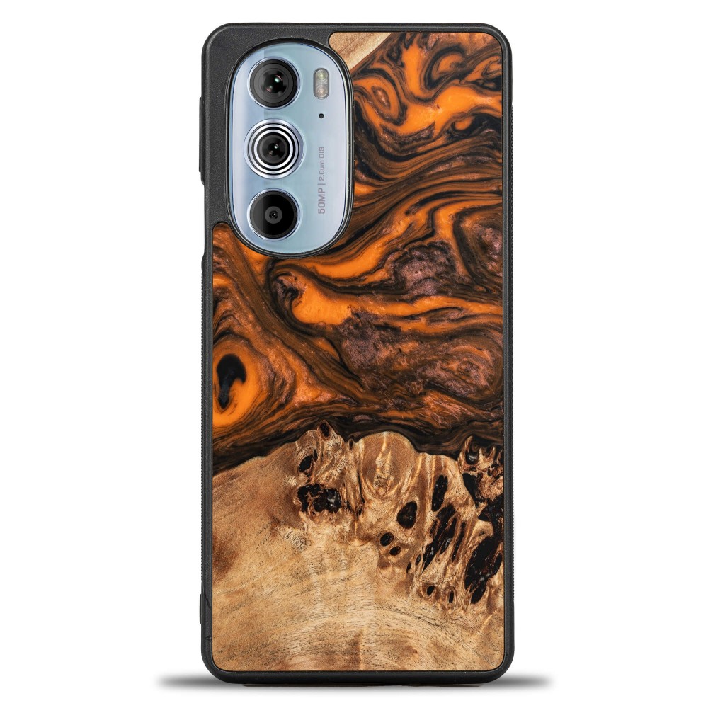 Etui Bewood Unique - Motorola Edge 30 Pro - Orange (1)