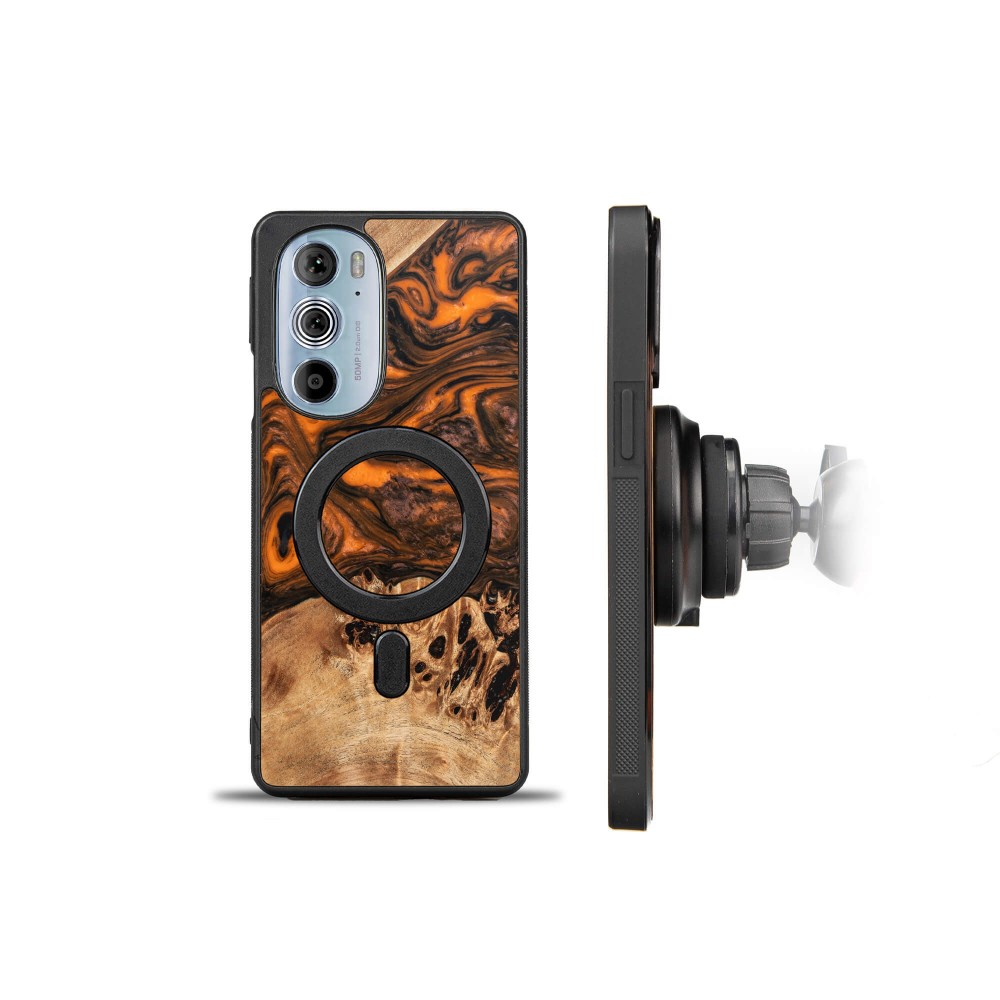 Etui Bewood Unique - Motorola Edge 30 Pro - Orange (2)