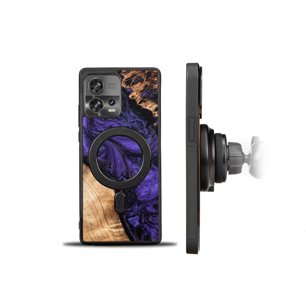 Etui Bewood Unique - Motorola Edge 30 Fusion - Violet (2)
