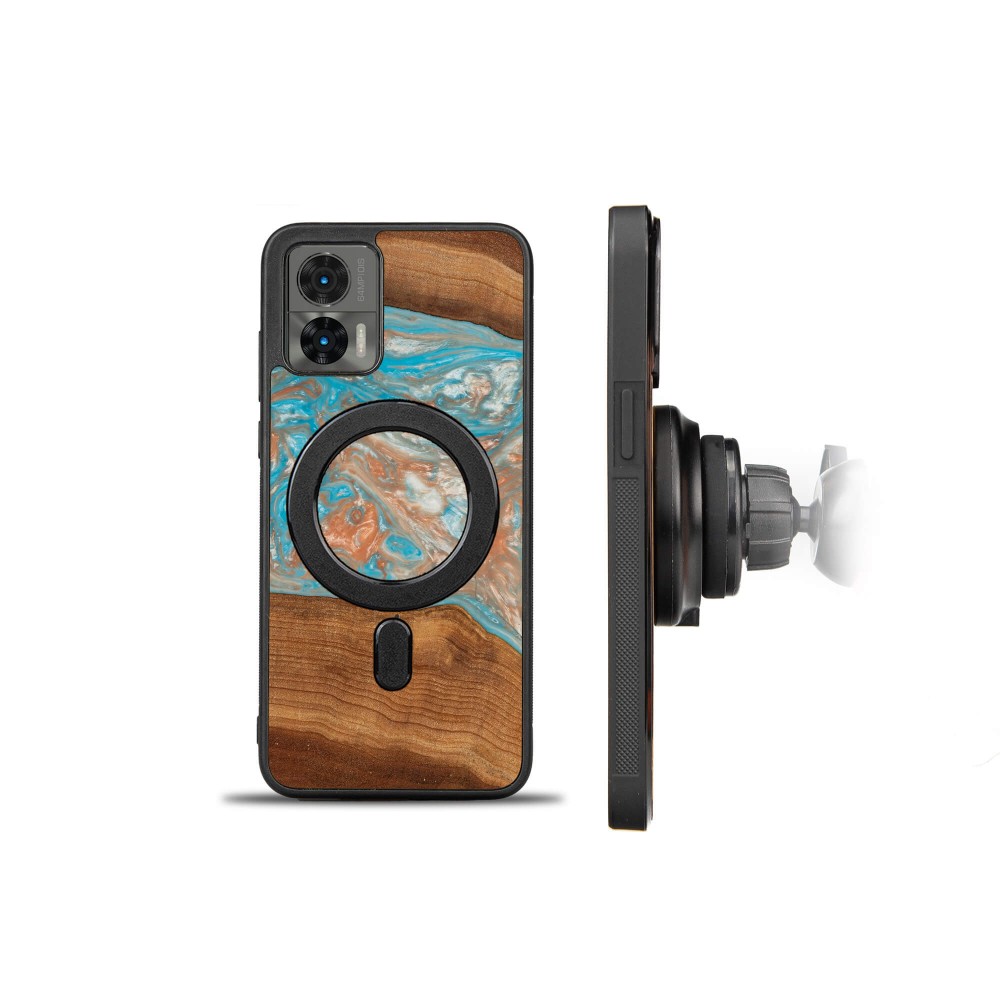 Etui Bewood Unique - Motorola Edge 30 Neo - Planets - Saturn (2)