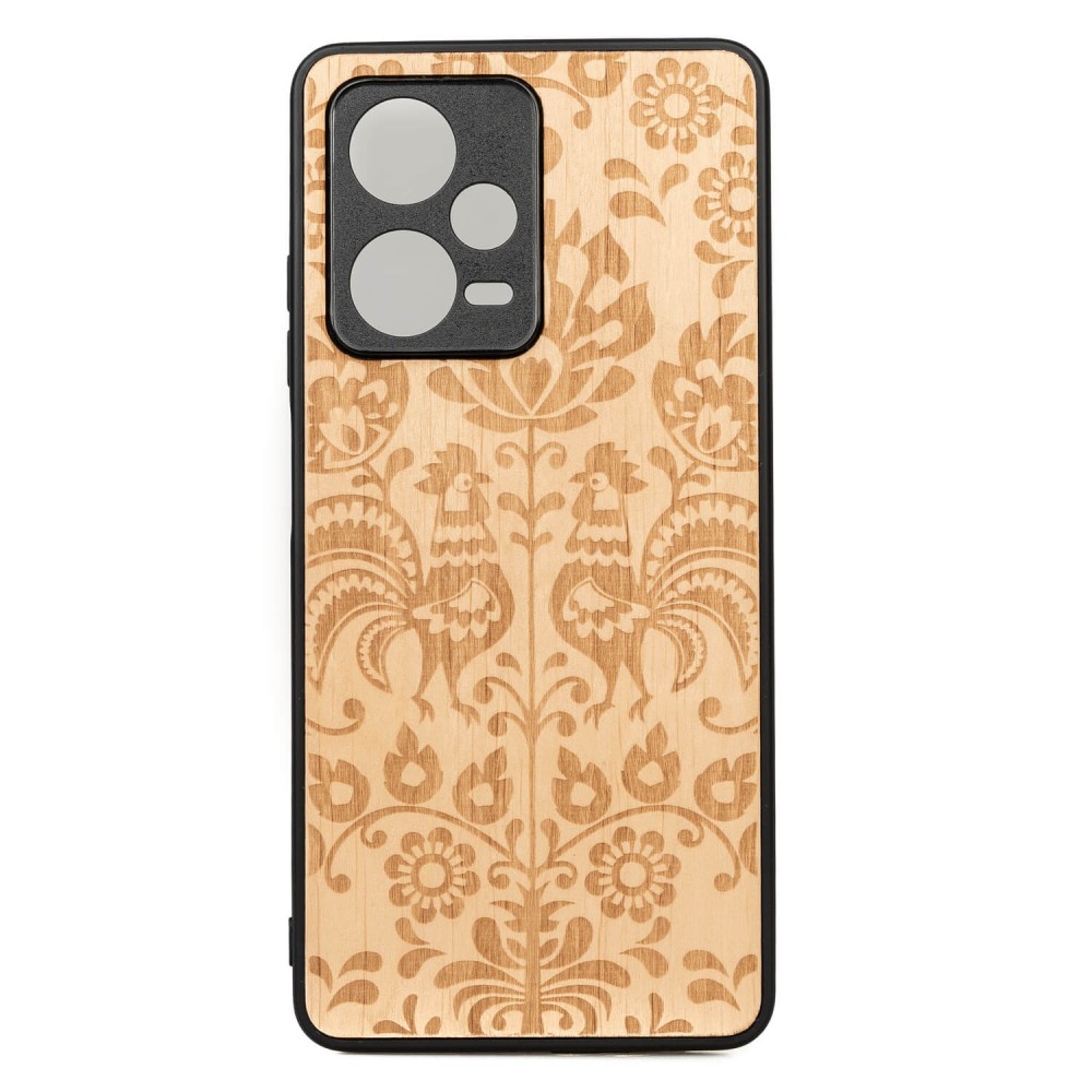 Drewniane Etui Bewood Redmi Note 12 5G POLSKI FOLK ANIEGRE (1)
