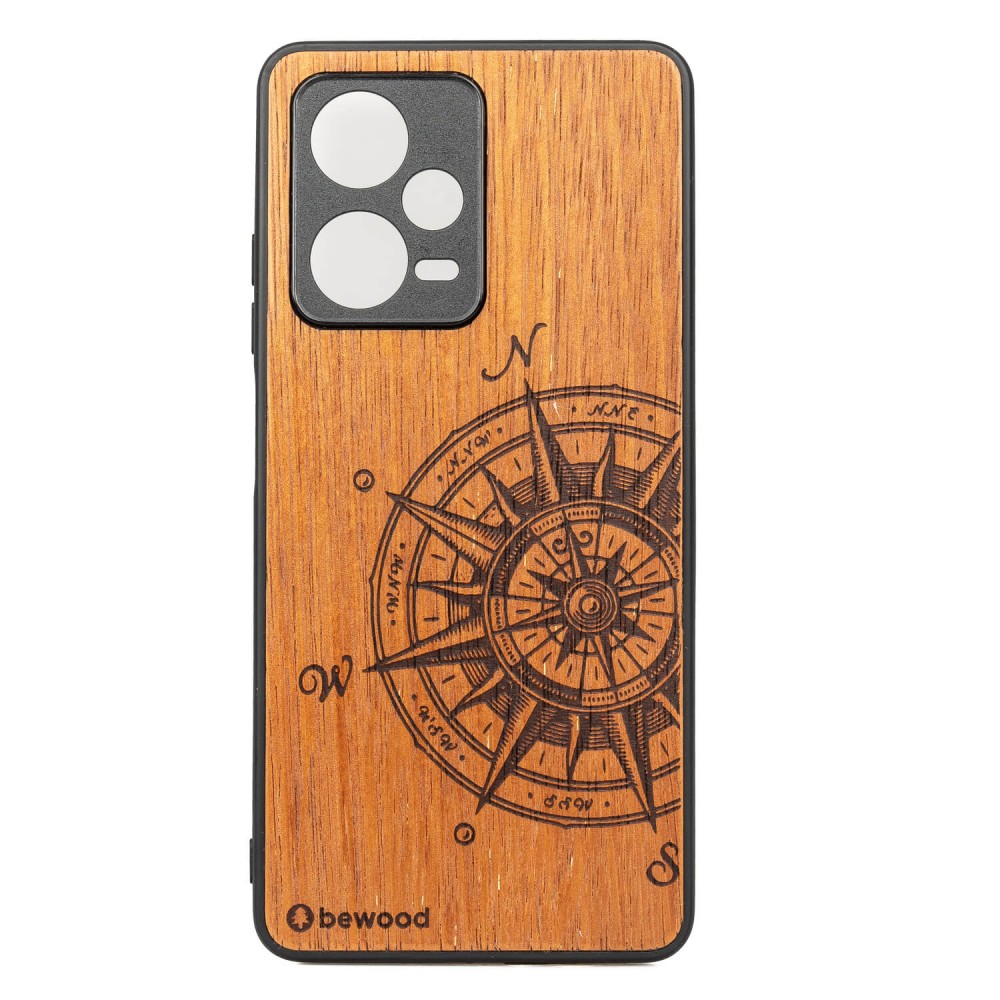 Drewniane Etui Bewood Redmi Note 12 Pro 5G TRAVELER MERBAU (1)
