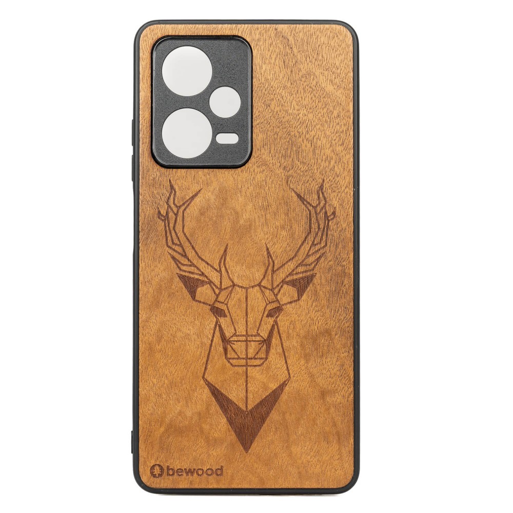 Redmi Note 12 Pro Plus 5G Deer Imbuia Bewood Wood Case (1)