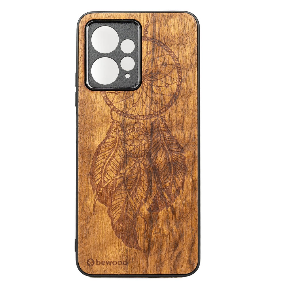 Drewniane Etui Bewood Redmi Note 12 4G ŁAPACZ SNÓW IMBUIA (1)