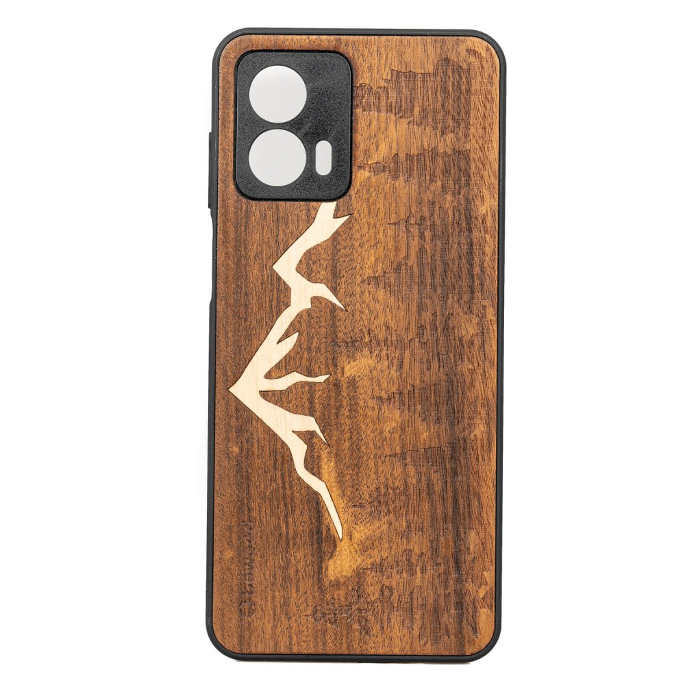 Drewniane Etui Bewood Motorola G53 5G GÓRY IMBUIA (1)