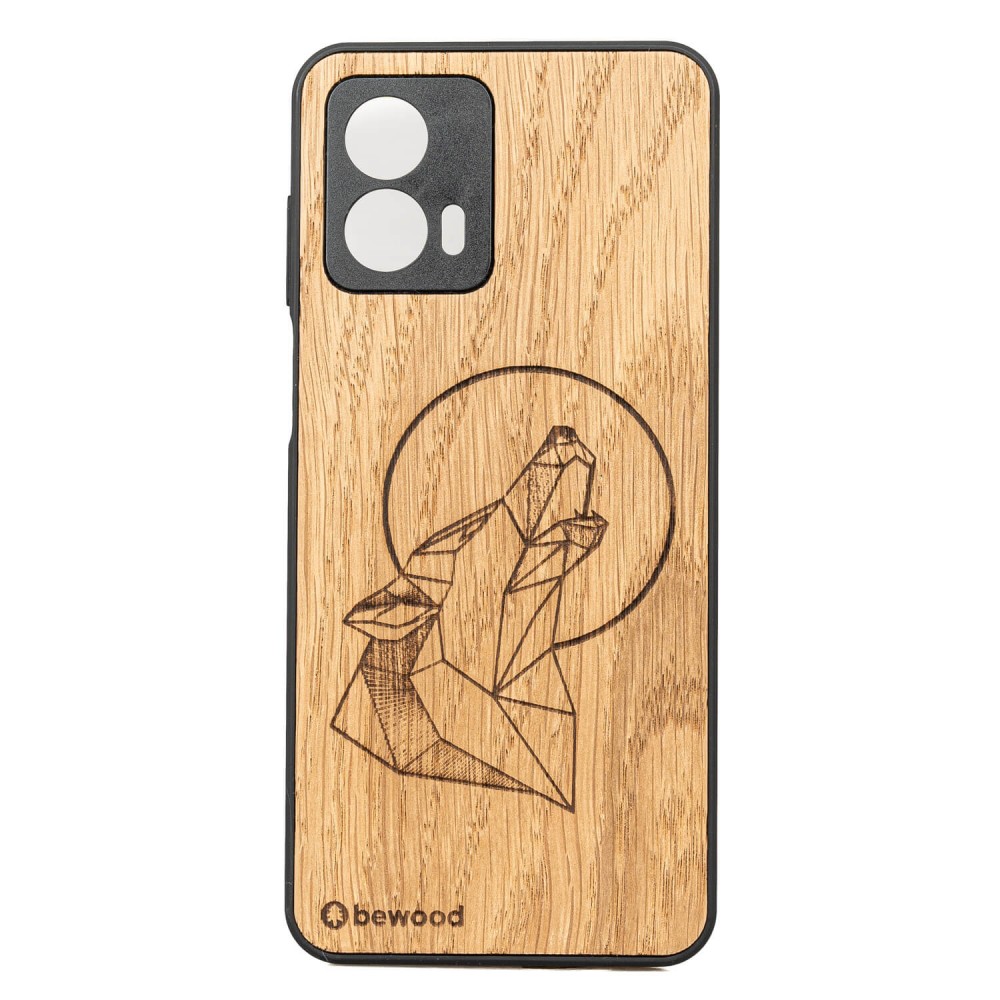 Drewniane Etui Bewood Motorola G73 5G WILK DĄB (1)