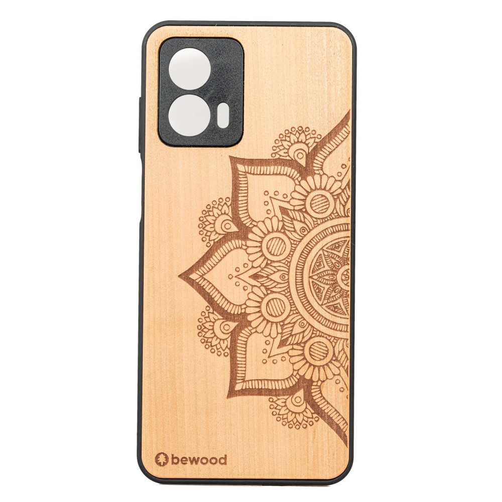 Drewniane Etui Bewood Motorola G73 5G MANDALA JABŁOŃ (1)