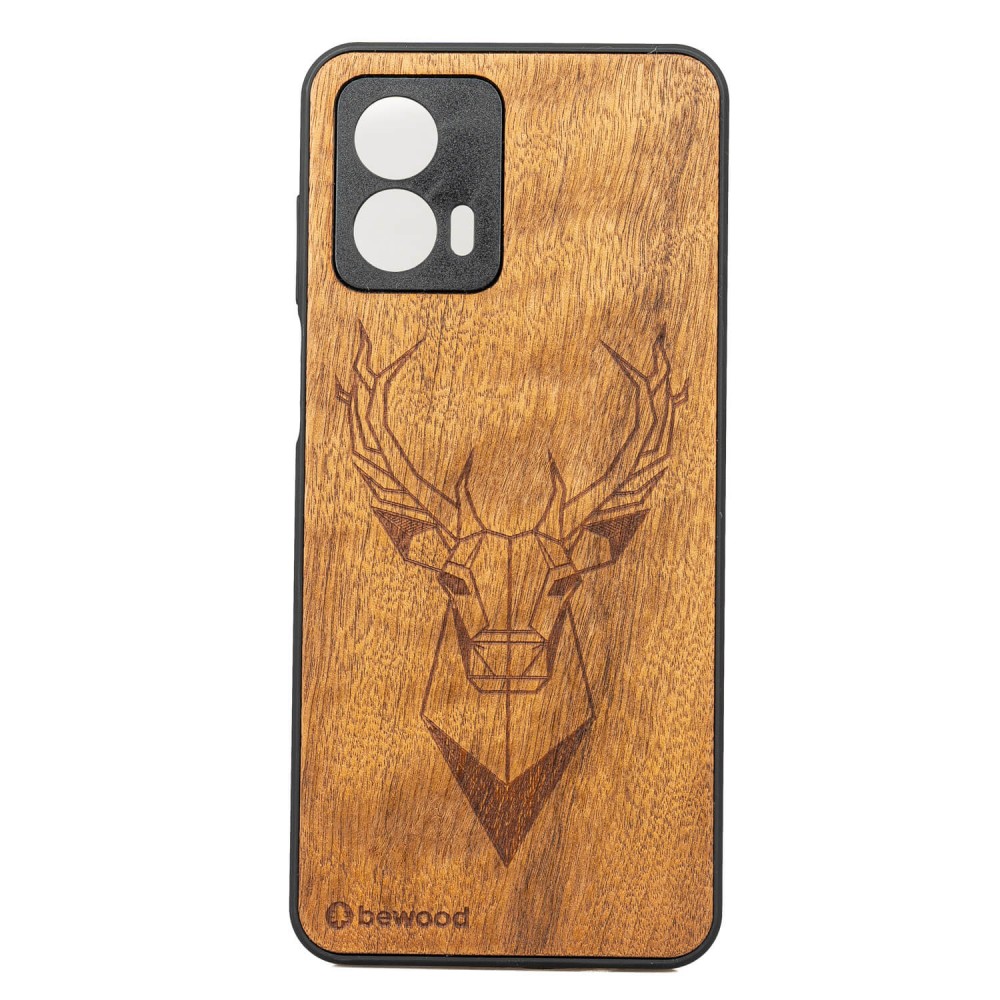 Drewniane Etui Bewood Motorola G73 5G JELEŃ IMBUIA (1)