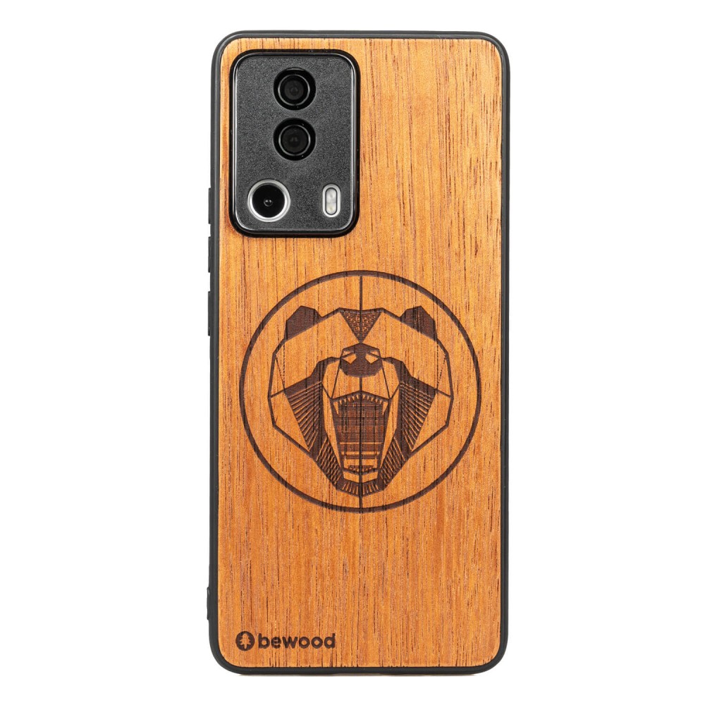 Drewniane Etui Bewood Xiaomi 13 Lite NIEDŹWIEDŹ MERBAU (1)