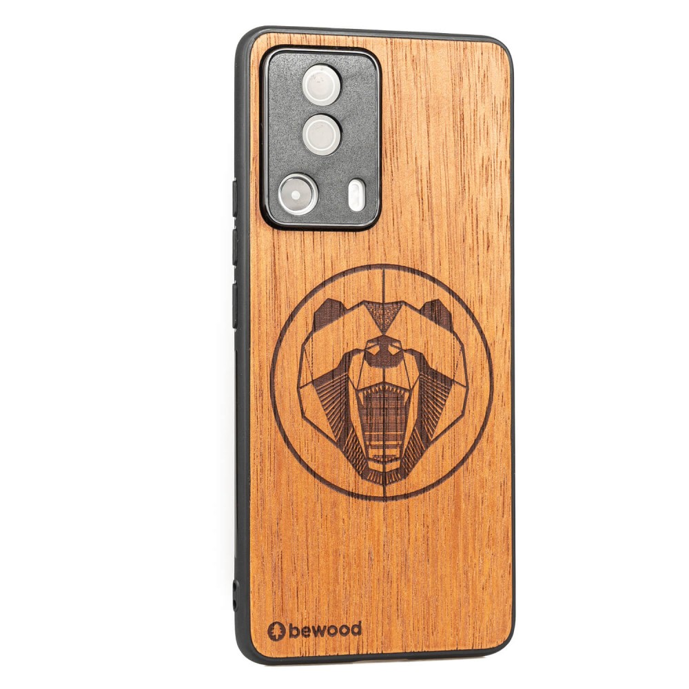 Drewniane Etui Bewood Xiaomi 13 Lite NIEDŹWIEDŹ MERBAU (2)