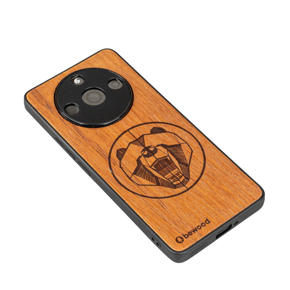 Drewniane Etui Bewood Realme 11 Pro 5G / 11 Pro Plus 5G NIEDŹWIEDŹ MERBAU (3)