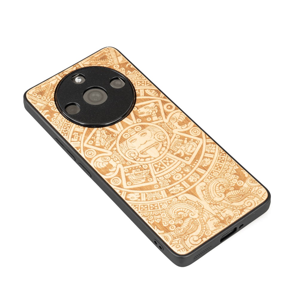 Drewniane Etui Bewood Realme 11 Pro 5G / 11 Pro Plus 5G KALENDARZ AZTECKI ANIEGRE (3)