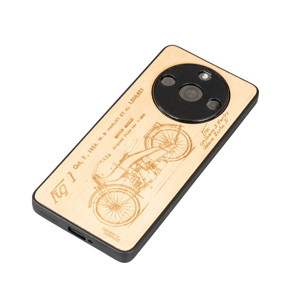 Drewniane Etui Bewood Realme 11 Pro 5G / 11 Pro Plus 5G HARLEY PATENT ANIEGRE (3)