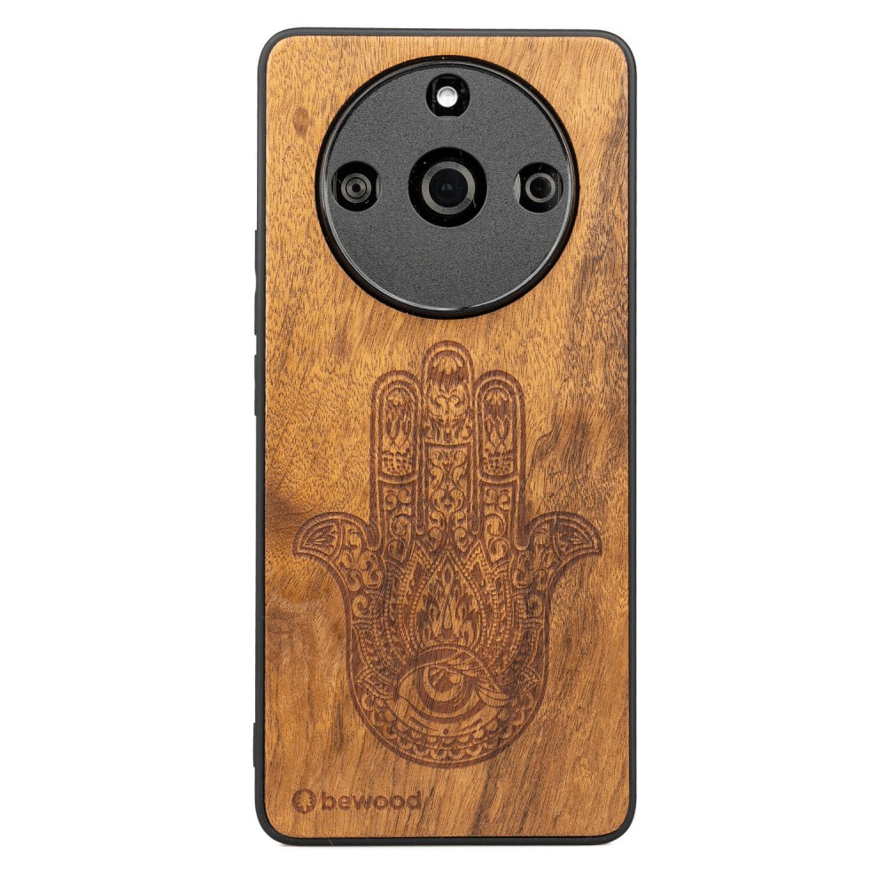Drewniane Etui Bewood Realme 11 Pro 5G / 11 Pro Plus 5G HAMSA IMBUIA (1)