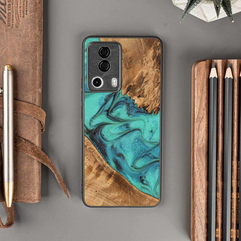 Etui Bewood Unique - Xiaomi 13 Lite - Turquoise (3)