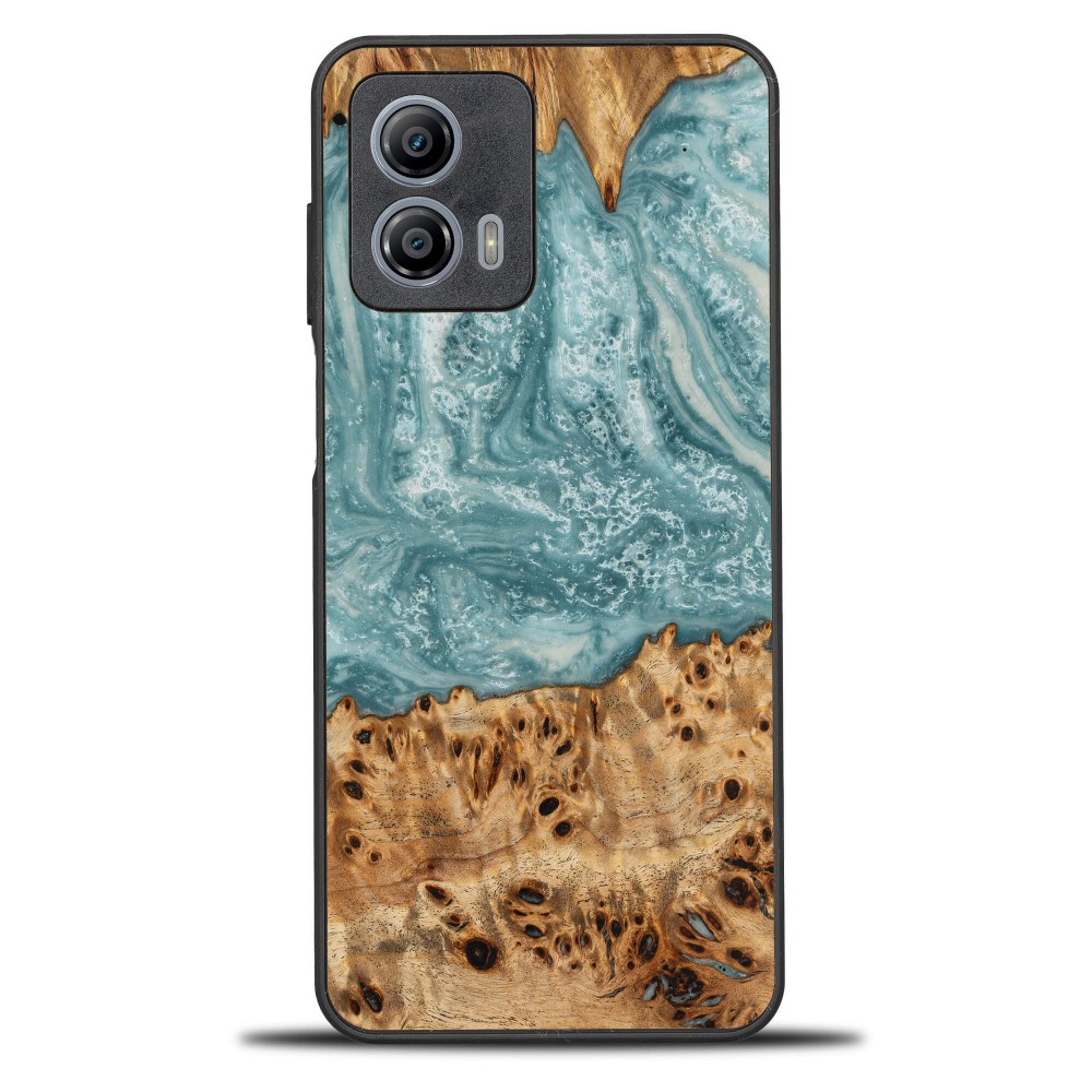 Etui Bewood Unique - Motorola G53 5G - Planets - Uran (1)