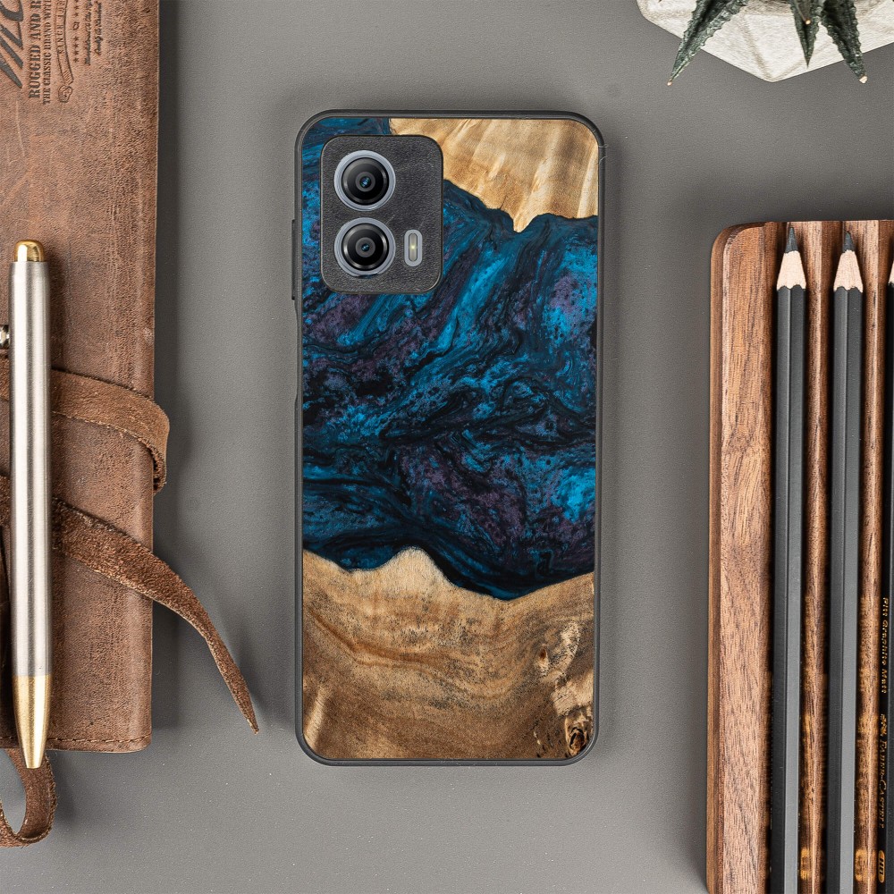 Etui Bewood Unique - Motorola G53 5G - Planets - Neptun (3)