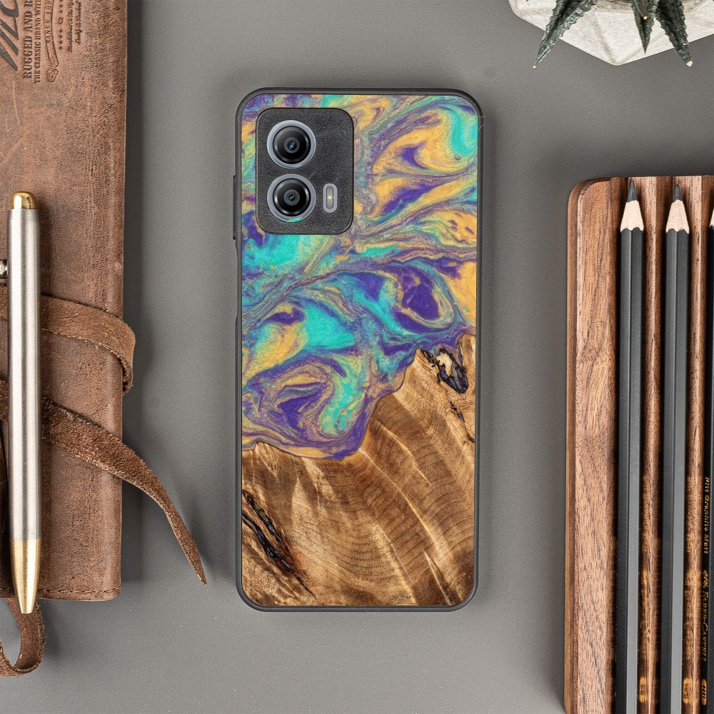 Bewood Resin Case - Motorola G53 5G - Planets - Mercury (3)