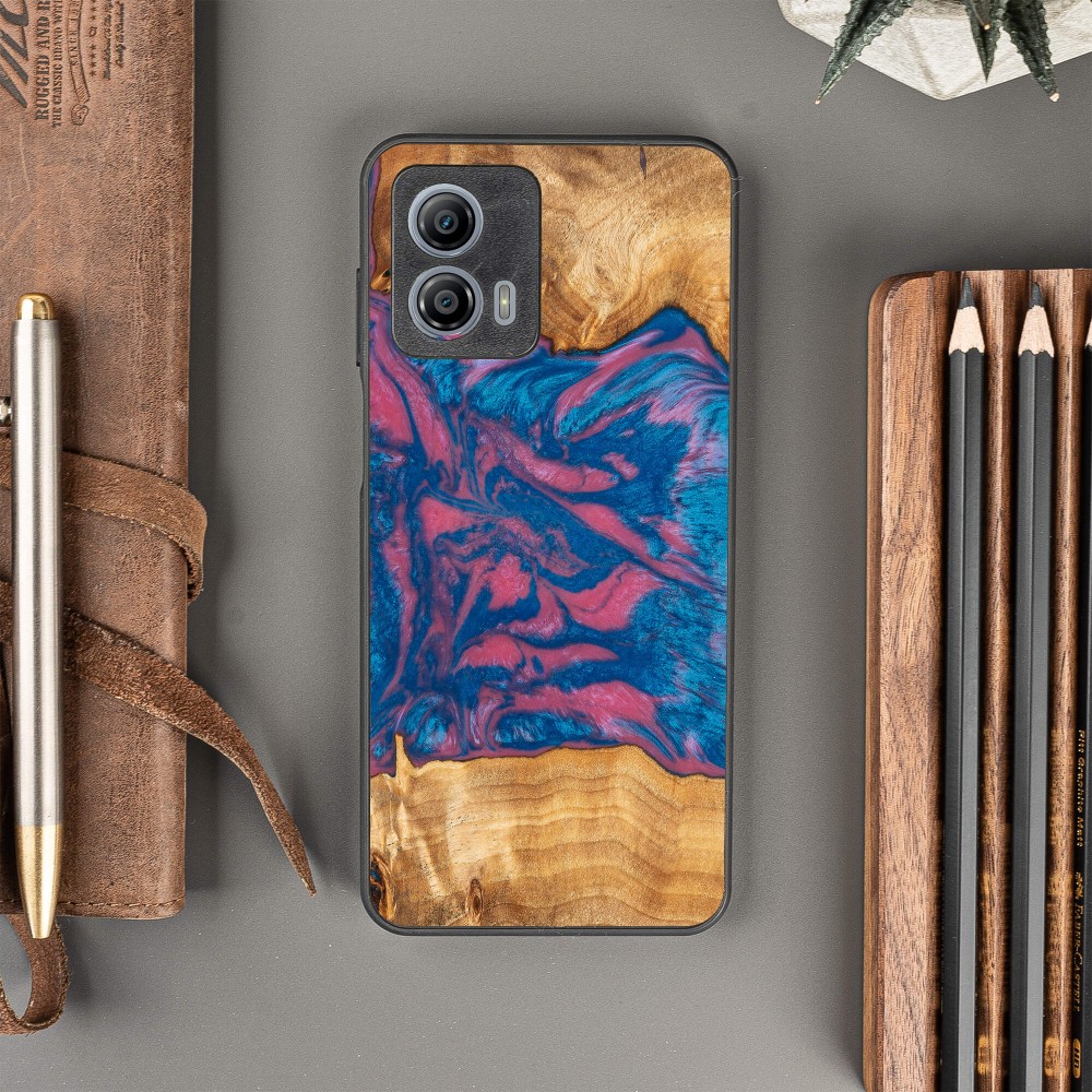 Etui Bewood Unique - Motorola G53 5G - Neons - Vegas (3)