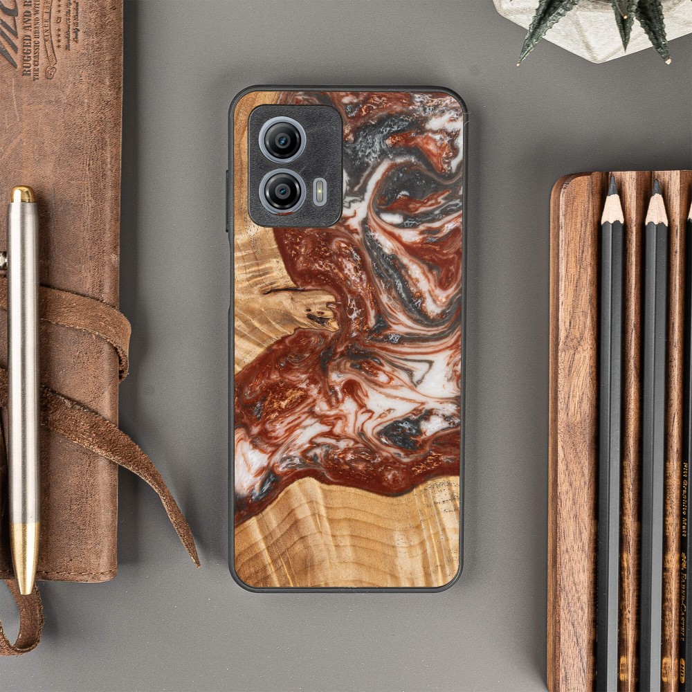 Etui Bewood Unique - Motorola G73 5G - Planets - Wenus (3)