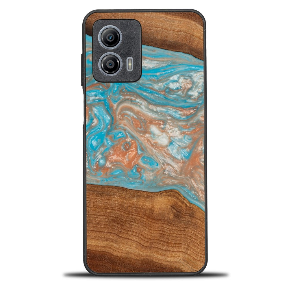 Etui Bewood Unique - Motorola G73 5G - Planets - Saturn (1)