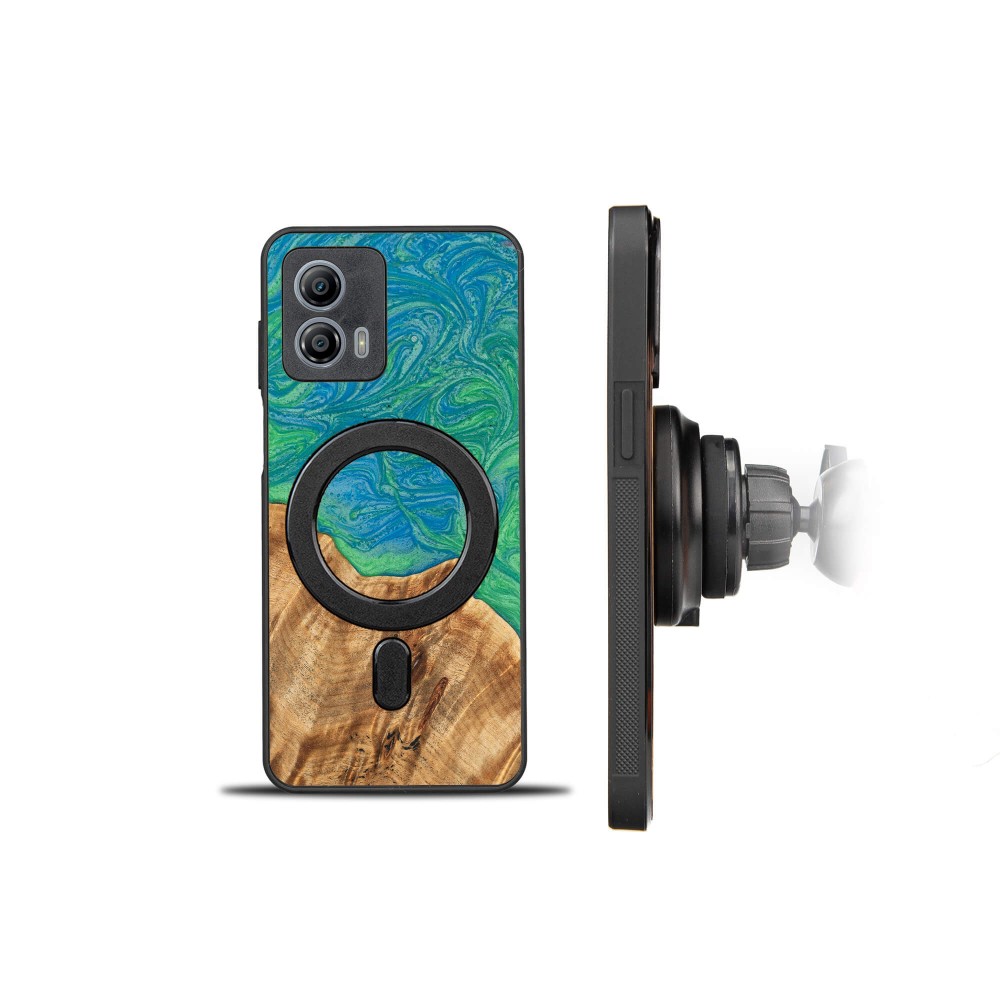 Bewood Resin Case - Motorola G73 5G - Neons - Tokyo (2)