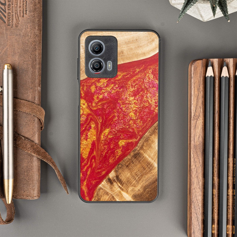 Etui Bewood Unique - Motorola G73 5G - Neons - Paris (3)