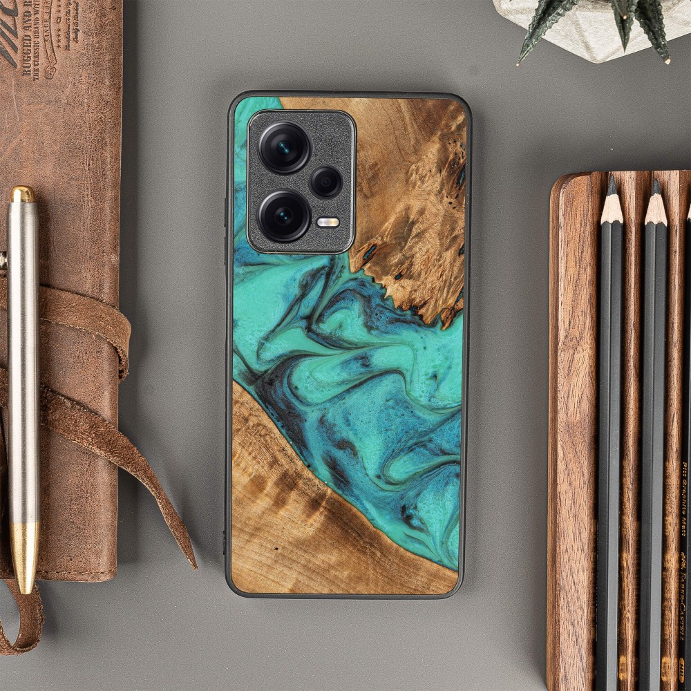 Etui Bewood Unique - Redmi Note 12 Pro 5G - Turquoise (3)