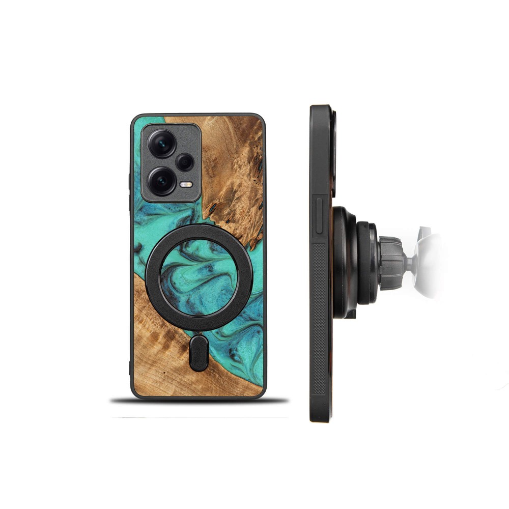 Etui Bewood Unique - Redmi Note 12 Pro Plus 5G - Turquoise (2)