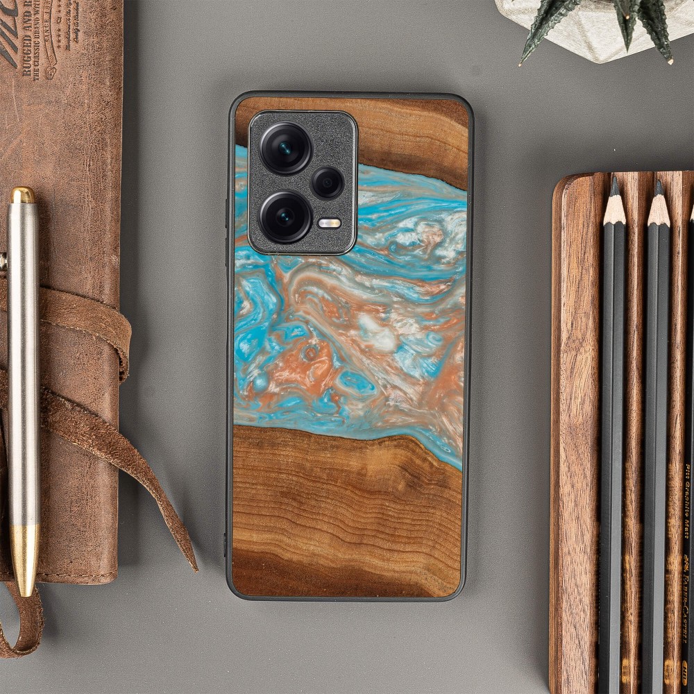 Etui Bewood Unique - Redmi Note 12 Pro Plus 5G - Planets - Saturn (3)