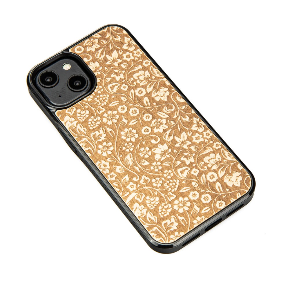 Drewniane Etui Bewood do iPhone 15 KWIATY POLNE ANIEGRE (2)