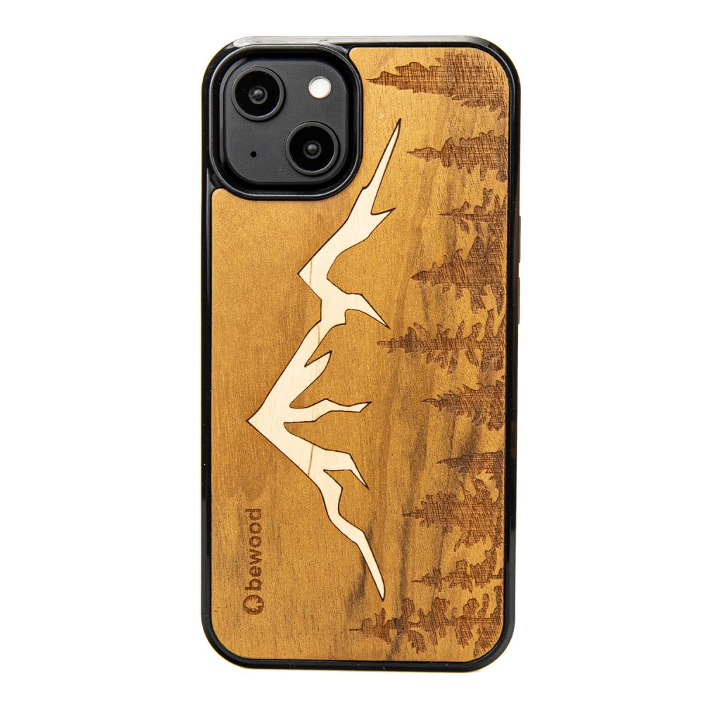 Drewniane Etui Bewood do iPhone 15 GÓRY IMBUIA (1)