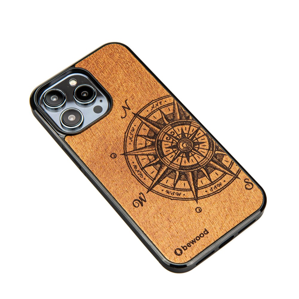 Drewniane Etui Bewood do iPhone 15 Pro Max TRAVELER MERBAU (2)
