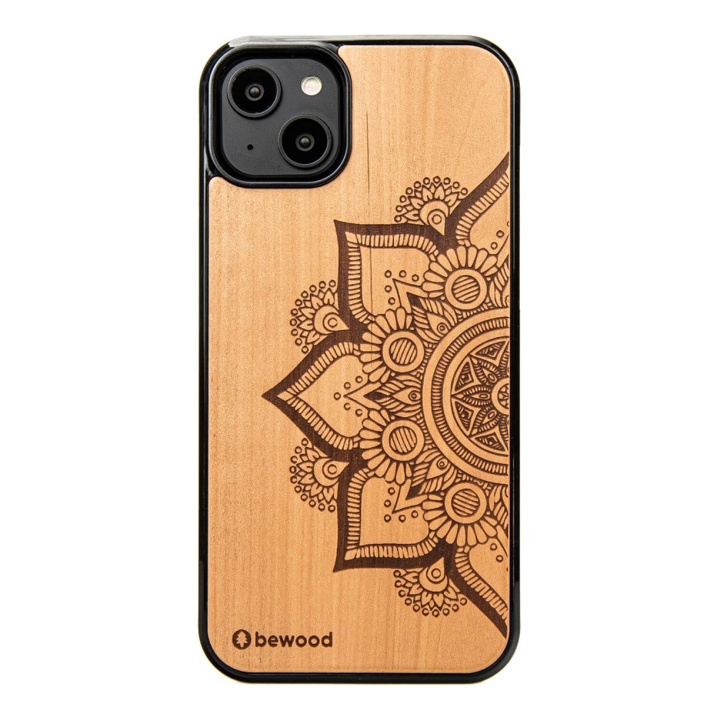 Drewniane Etui Bewood do iPhone 15 Plus MANDALA JABŁOŃ (1)
