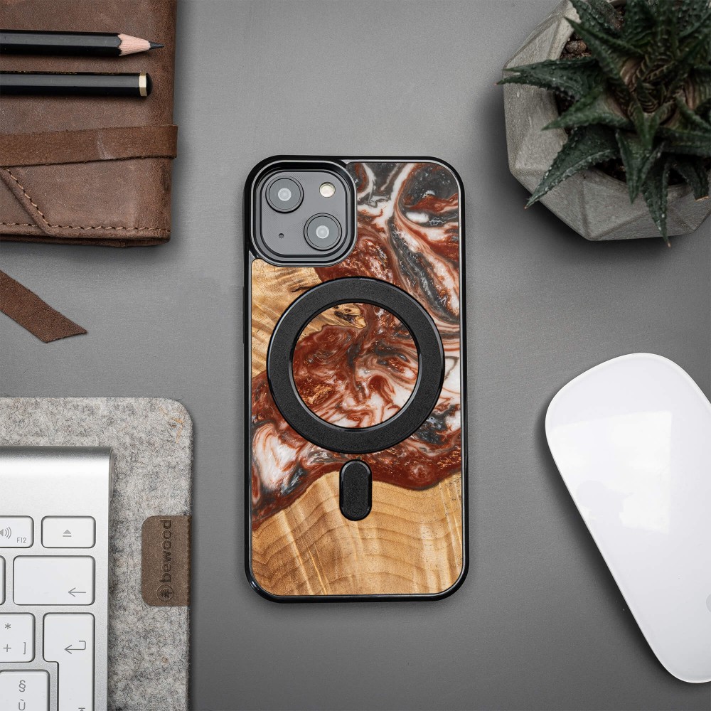 Etui Bewood Unique do iPhone 15 - Planets Wenus z MagSafe (3)