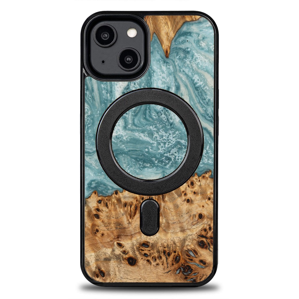 Etui Bewood Unique do iPhone 15 - Planets Uran z MagSafe (1)
