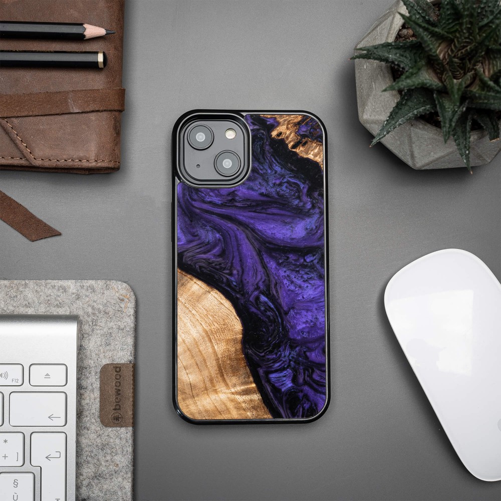 Etui Bewood Unique do iPhone 15 - Violet (2)