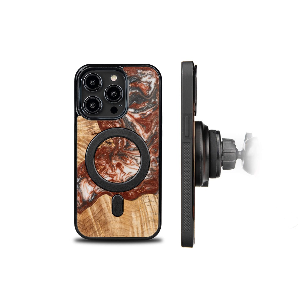Etui Bewood Unique do iPhone 15 Pro - Planets - Wenus z MagSafe (2)