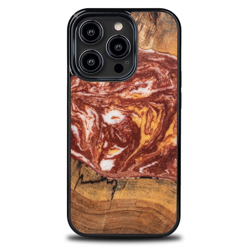 Etui Bewood Unique do iPhone 15 Pro - Planets - Mars (1)