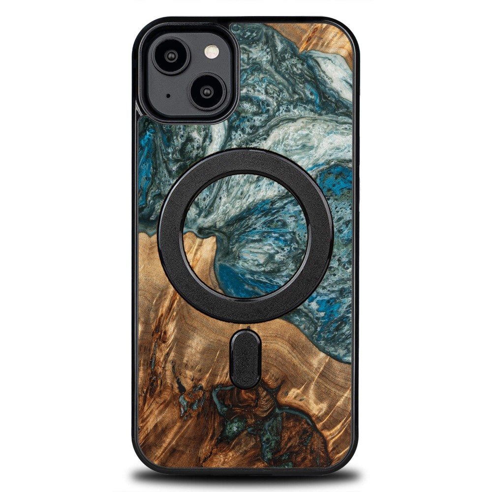 Etui Bewood Unique do iPhone 15 Plus - Planets - Ziemia z MagSafe (1)