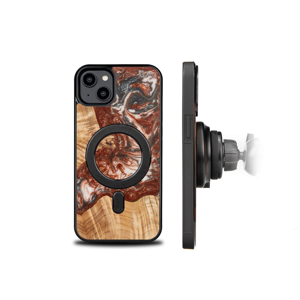 Etui Bewood Unique do iPhone 15 Plus - Planets - Wenus z MagSafe (2)