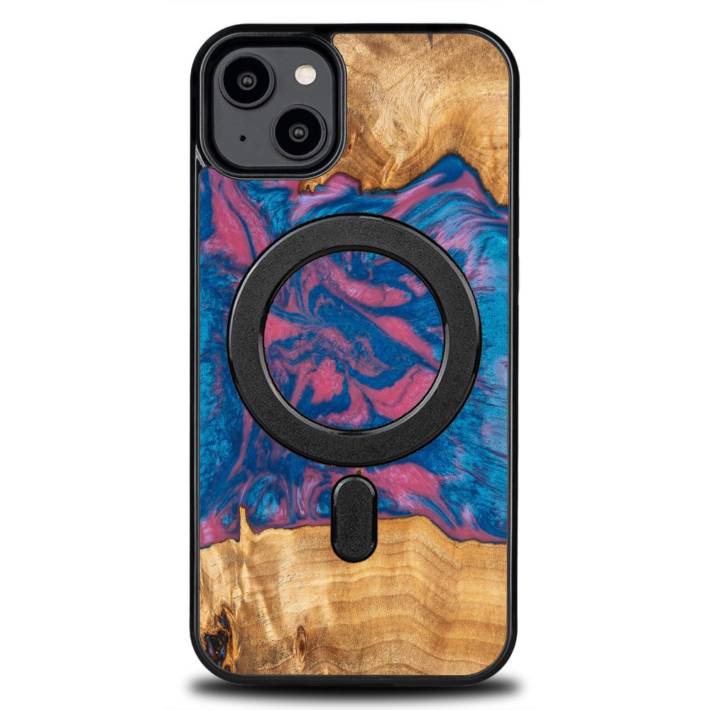 Etui Bewood Unique do iPhone 15 Plus - Neons - Vegas z MagSafe (1)