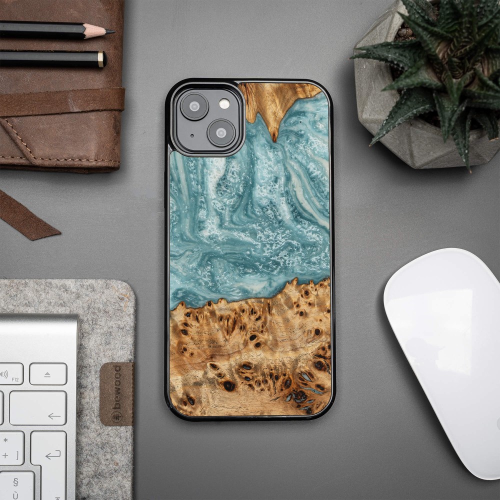 Etui Bewood Unique do iPhone 15 Plus - Planets - Uran (2)