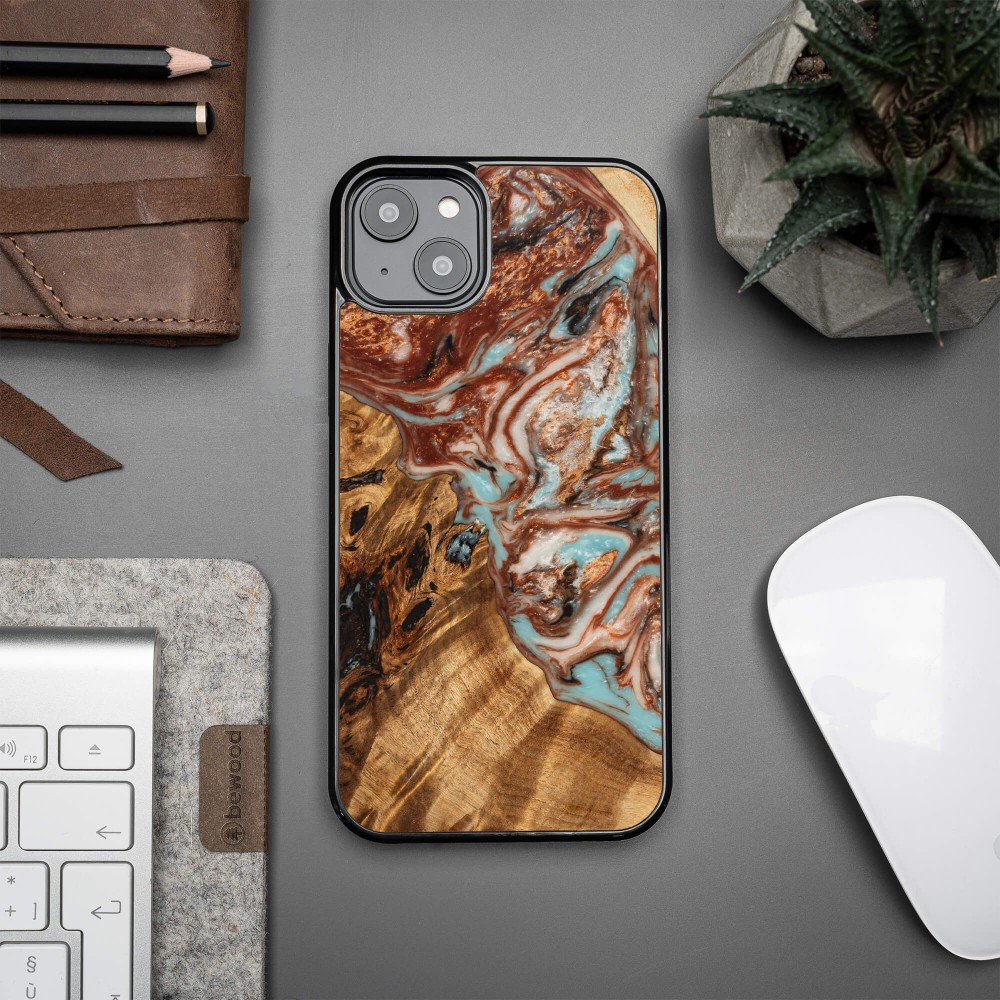 Etui Bewood Unique do iPhone 15 Plus - Planets - Jowisz (2)