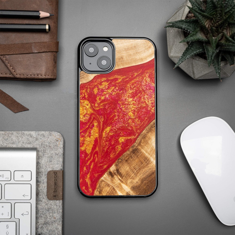 Etui Bewood Unique do iPhone 15 Plus - Neons - Paris (2)