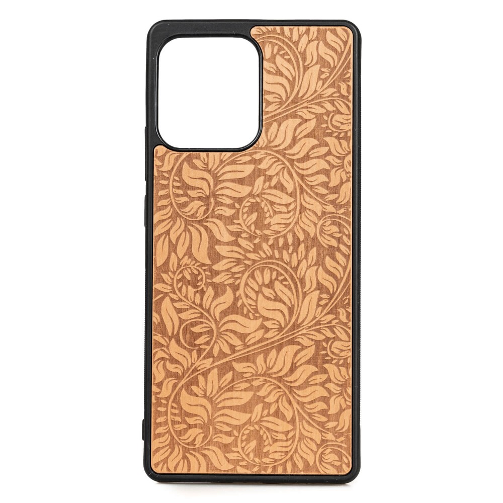Drewniane Etui Bewood Motorola Edge 40 Pro LIŚCIE JABŁOŃ (1)