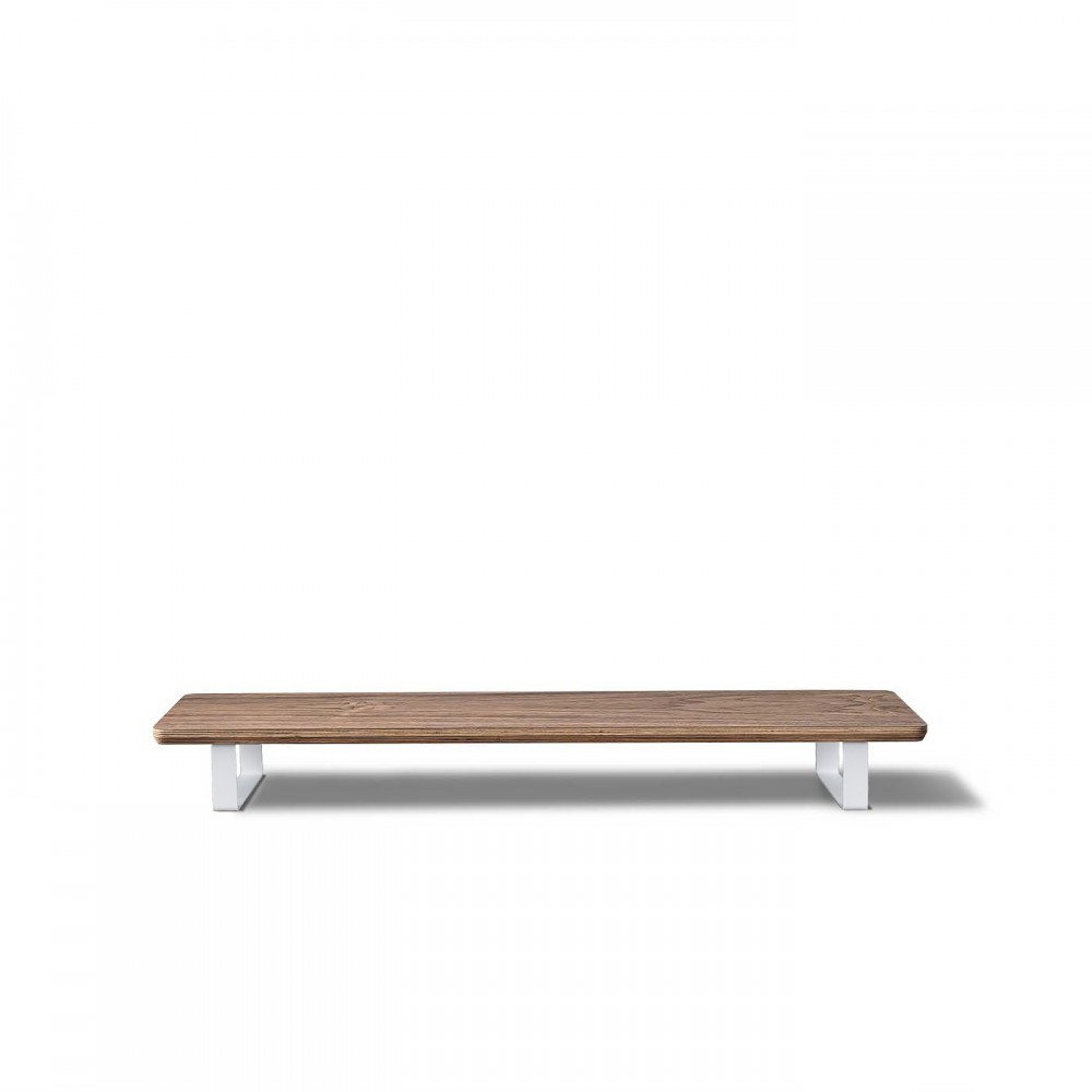 Podstawka pod monitor Bewood - White - Orzech amerykański - Long (3)