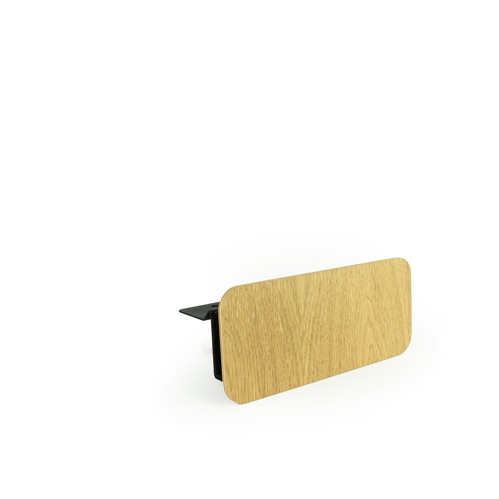 Uchwyt na laptop - Bewood Laptop Holder - Black - Dąb (3)