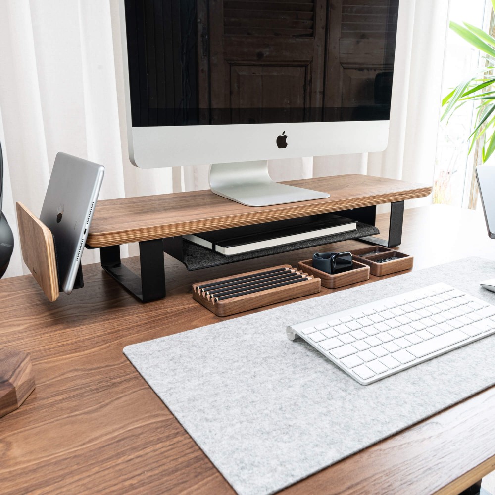 Organizer Drewniany Bewood - Pen Holder - Orzech (6)