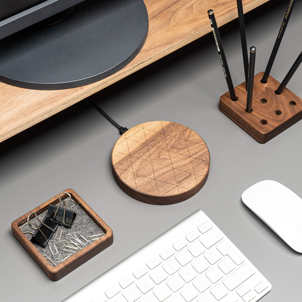 Wooden Organizer Small Single Box - Walnut - S (10)